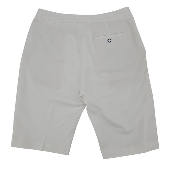 EP Pro White Golf Bermuda Short Women's Size 10 Preppy Minimalist 3502 - Picture 2 of 8